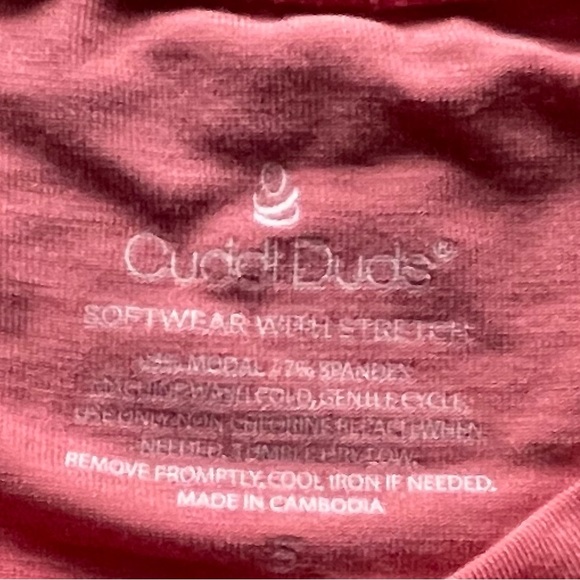 Cuddl Duds Softwear With Stretch Pink Long Sleeve Women’s Small - Picture 3 of 6